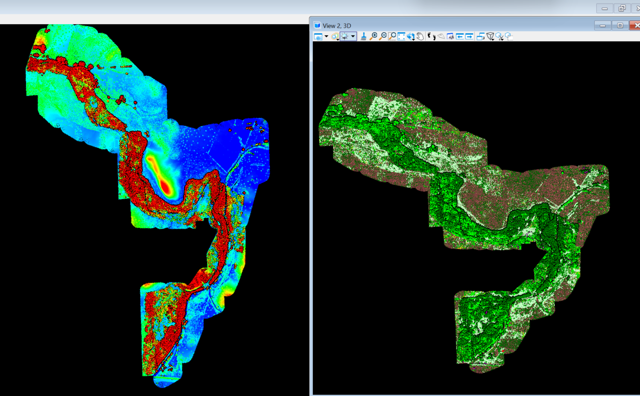 Clasificación vegetación Lidar