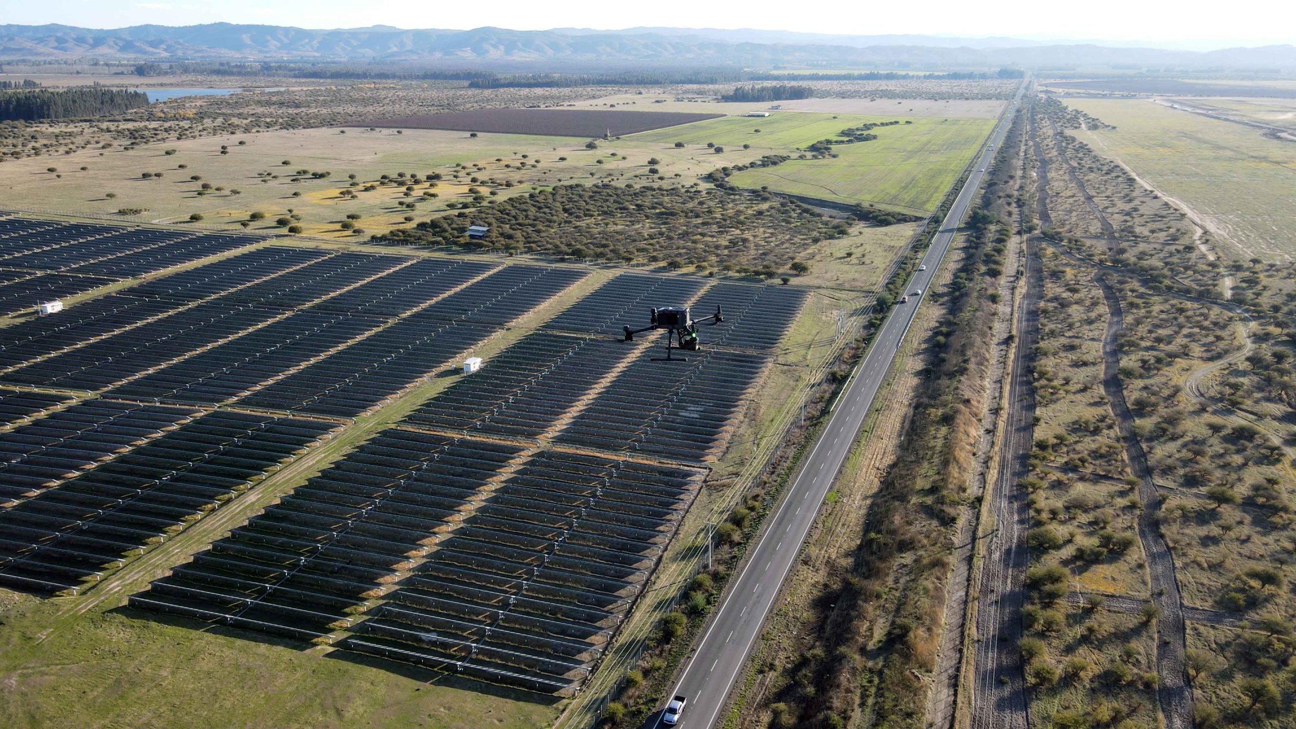 Topografía de precisión Parque Fotovoltaico Alcones O'Higgins