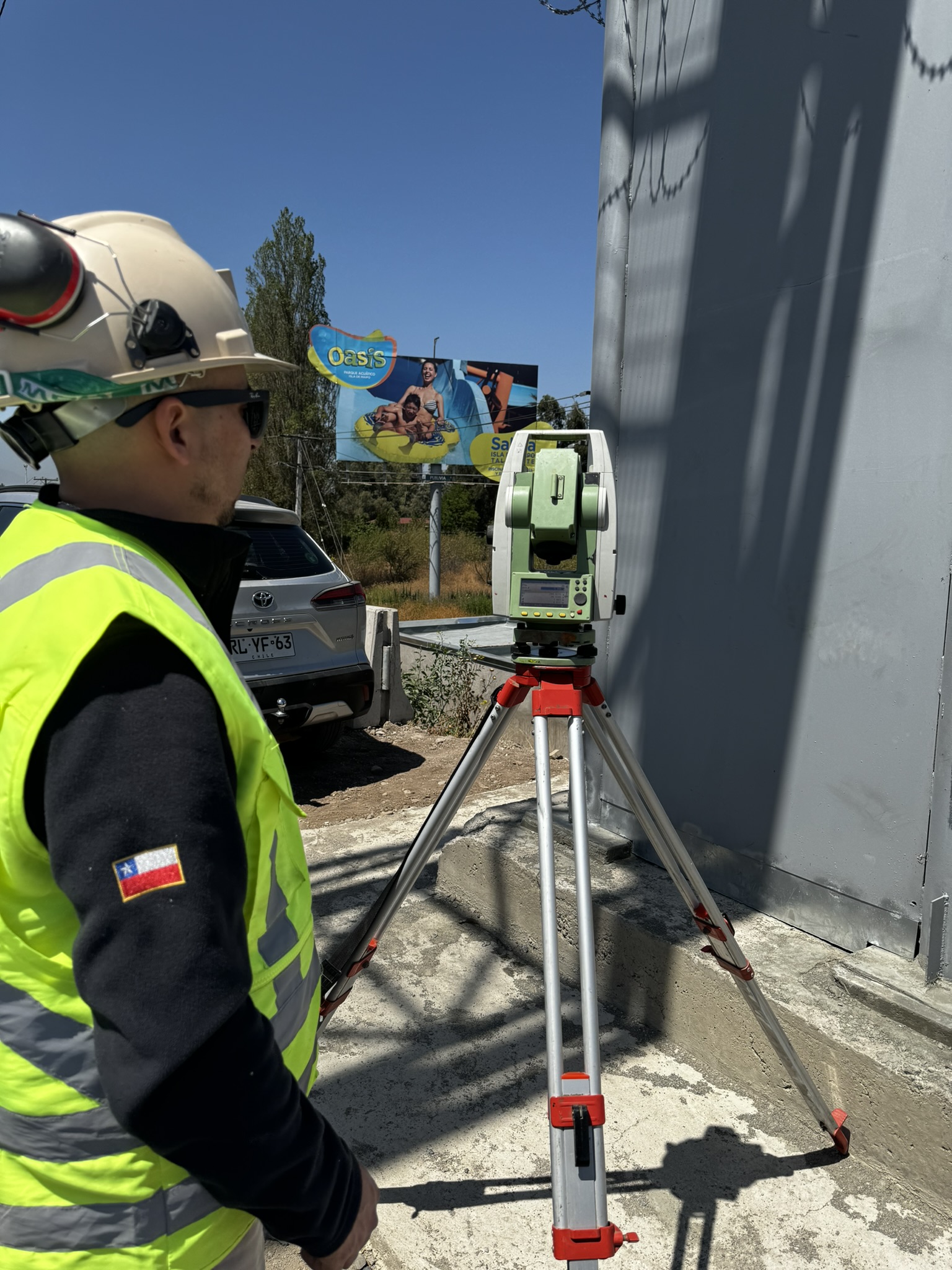 Control topográfico montaje de estructuras metálicas Santiago RM